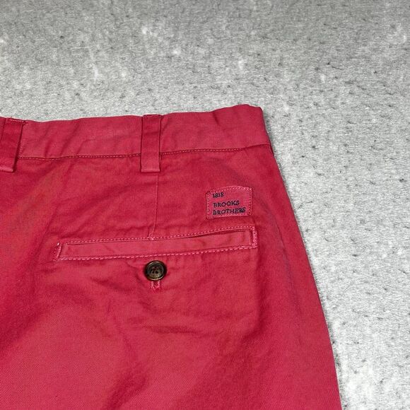 Brooks Brothers Pants Mens Sz 36 Pink Red Clark Fit Stretch Advantage Chino - Picture 8 of 12